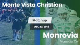 Matchup: Monte Vista vs. Monrovia  2018