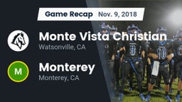 Recap: Monte Vista Christian  vs. Monterey  2018