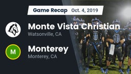 Recap: Monte Vista Christian  vs. Monterey  2019