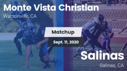 Matchup: Monte Vista vs. Salinas  2020