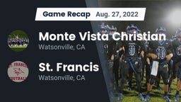 Recap: Monte Vista Christian  vs. St. Francis  2022