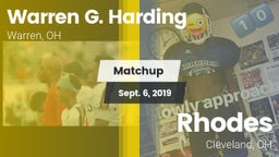 Matchup: Warren Harding High  vs. Rhodes  2019