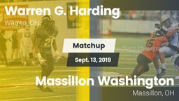 Matchup: Warren Harding High  vs. Massillon Washington  2019