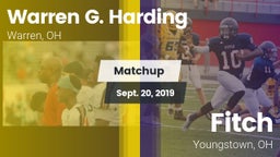 Matchup: Warren Harding High  vs. Fitch  2019