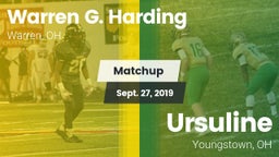 Matchup: Warren Harding High  vs. Ursuline  2019