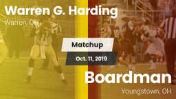 Matchup: Warren Harding High  vs. Boardman  2019
