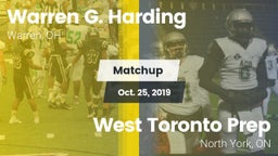 Matchup: Warren Harding High  vs. West Toronto Prep 2019