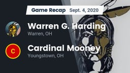 Recap: Warren G. Harding  vs. Cardinal Mooney  2020