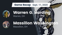 Recap: Warren G. Harding  vs. Massillon Washington  2020