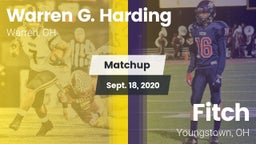 Matchup: Warren Harding High  vs. Fitch  2020