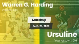 Matchup: Warren Harding High  vs. Ursuline  2020