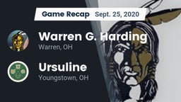 Recap: Warren G. Harding  vs. Ursuline  2020
