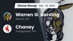 Recap: Warren G. Harding  vs. Chaney  2021