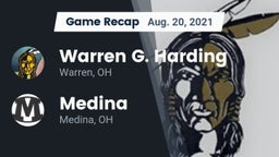 Recap: Warren G. Harding  vs. Medina  2021