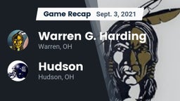 Recap: Warren G. Harding  vs. Hudson  2021