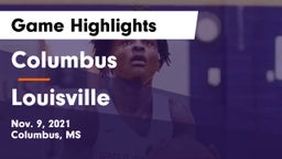 Columbus  vs Louisville Game Highlights - Nov. 9, 2021