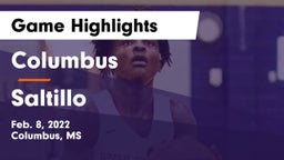 Columbus  vs Saltillo  Game Highlights - Feb. 8, 2022