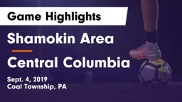 Shamokin Area  vs Central Columbia  Game Highlights - Sept. 4, 2019