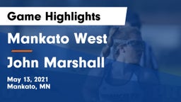 Mankato West  vs John Marshall  Game Highlights - May 13, 2021