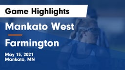 Mankato West  vs Farmington  Game Highlights - May 15, 2021