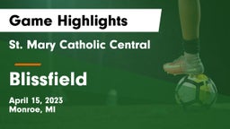 St. Mary Catholic Central  vs Blissfield  Game Highlights - April 15, 2023