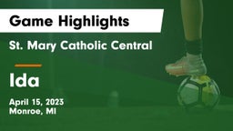 St. Mary Catholic Central  vs Ida Game Highlights - April 15, 2023