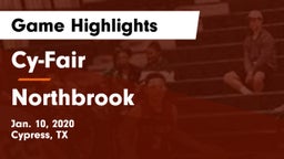 Cy-Fair  vs Northbrook  Game Highlights - Jan. 10, 2020