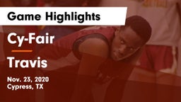 Cy-Fair  vs Travis  Game Highlights - Nov. 23, 2020
