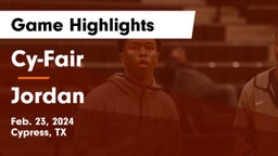 Cy-Fair  vs Jordan  Game Highlights - Feb. 23, 2024