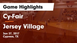 Cy-Fair  vs Jersey Village  Game Highlights - Jan 27, 2017