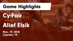 Cy-Fair  vs Alief Elsik  Game Highlights - Nov. 19, 2018