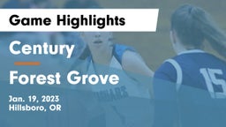 Century  vs Forest Grove  Game Highlights - Jan. 19, 2023