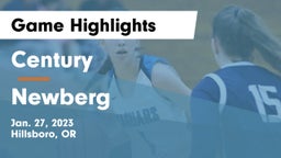 Century  vs Newberg  Game Highlights - Jan. 27, 2023
