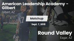 Matchup: American Leadership  vs. Round Valley  2018