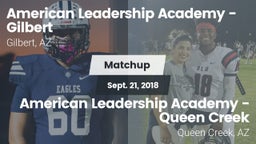 Matchup: American Leadership  vs. American Leadership Academy - Queen Creek 2018