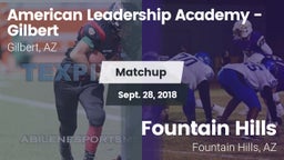 Matchup: American Leadership  vs. Fountain Hills  2018