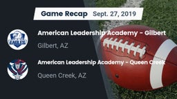 Recap: American Leadership Academy - Gilbert  vs. American Leadership Academy - Queen Creek 2019