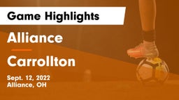 Alliance  vs Carrollton  Game Highlights - Sept. 12, 2022