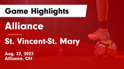 Alliance  vs St. Vincent-St. Mary  Game Highlights - Aug. 22, 2022