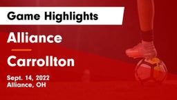 Alliance  vs Carrollton  Game Highlights - Sept. 14, 2022