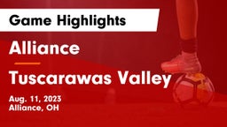Alliance  vs Tuscarawas Valley Game Highlights - Aug. 11, 2023