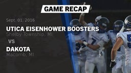 Recap: Utica Eisenhower  Boosters vs. Dakota  2016