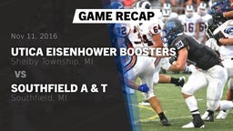 Recap: Utica Eisenhower  Boosters vs. Southfield A & T 2016