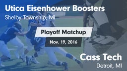 Matchup: Utica Eisenhower vs. Cass Tech  2016