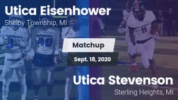 Matchup: Utica Eisenhower vs. Utica Stevenson  2020