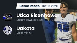 Recap: Utica Eisenhower  vs. Dakota  2020