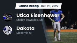 Recap: Utica Eisenhower  vs. Dakota  2022
