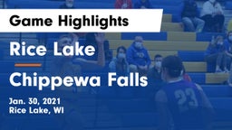 Rice Lake  vs Chippewa Falls  Game Highlights - Jan. 30, 2021