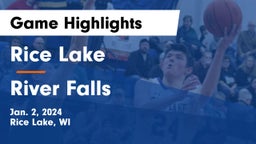 Rice Lake  vs River Falls  Game Highlights - Jan. 2, 2024