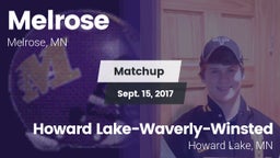 Matchup: Melrose  vs. Howard Lake-Waverly-Winsted  2017